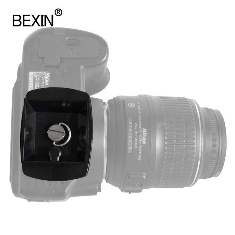 Placa de trípode de liberación rápida, placa de montaje de plástico tridimensional, adaptador de placa de cámara, placa pequeña para cámara Yunteng 690