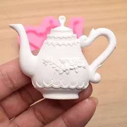 Teapot Shape Resin Fondant Silicone Mold for DIY Pastry Cupcake Dessert Plaster Decoration Kitchen Accessories Baking Tool