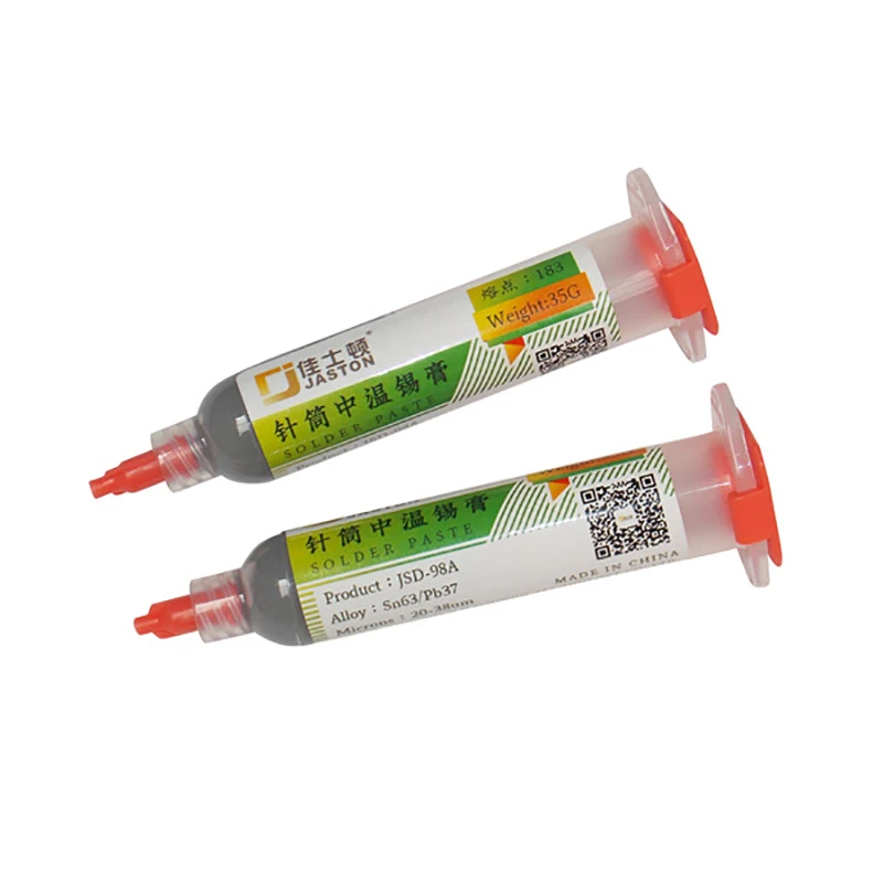 1pc 10cc Syringe Liquid Flux Soldering Paste 35g Leaded Stencil Welding Tool Low Temperature Melting Point 183C Tin Solder Paste