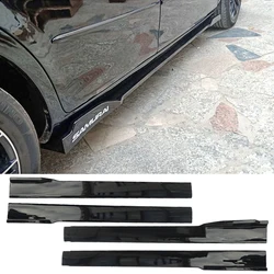 Car Side Skirt Universal Carbon Surface Body Kit Bumper Lower Sill Side Surround Spoiler Generic Modified Aprons Accessories