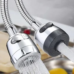 Adjustable Faucet Bubbler Tap water filter Nozzle 360 flexible tap Aerator diffuser universal saver adapter Kitchen accessories