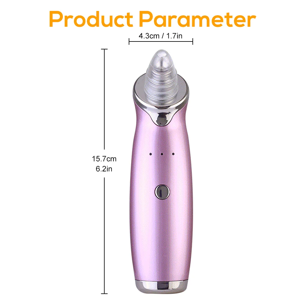 Electric Blackhead Removal Device Pore Cleanser Acne Cleaner Black Point Vacuum Remover Comedone Pore Cleaner Beauty Instrument