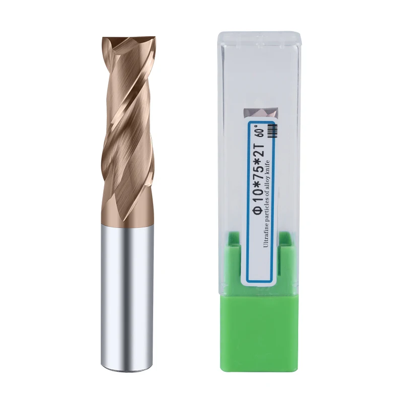 BEYOND CNC Carbide End-Mill HRC60 2F Tungstênio Aço Fresa Ferramentas Para Madeira Machine Center Mills Corte