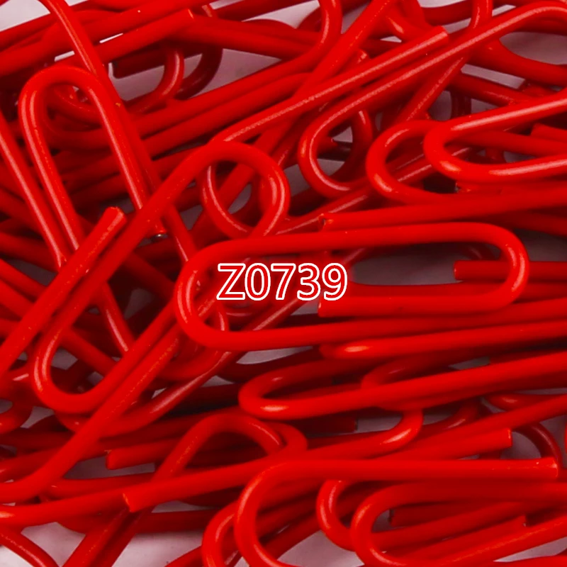 300PCS Z-LABEL di Carta Colorata Pinze Rosso Clip di Carta Della Caramella-colorato di Carta Pinze Commercio All\'ingrosso