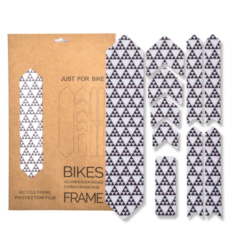 3D Bicycle Stickers Mountain Bike Road Bicycle Scratch-Resistant Protect Frame Removeable Protector Paster Guard Cover