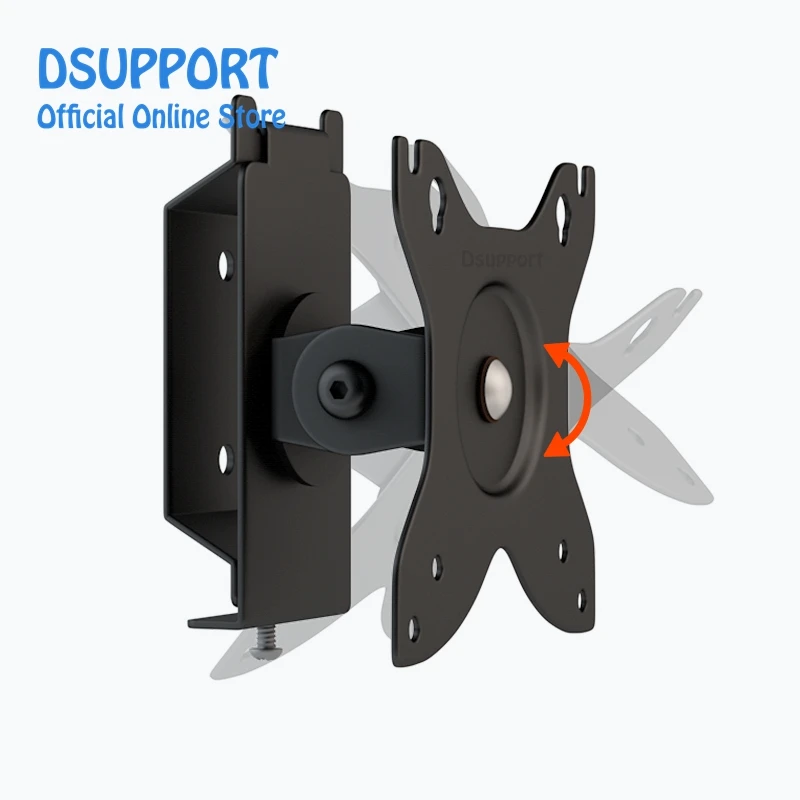 Dsupport Full Motion Wall Mount LCD LED Monitor Holder Ultra-thin TV Wall Mount Loading10kgs