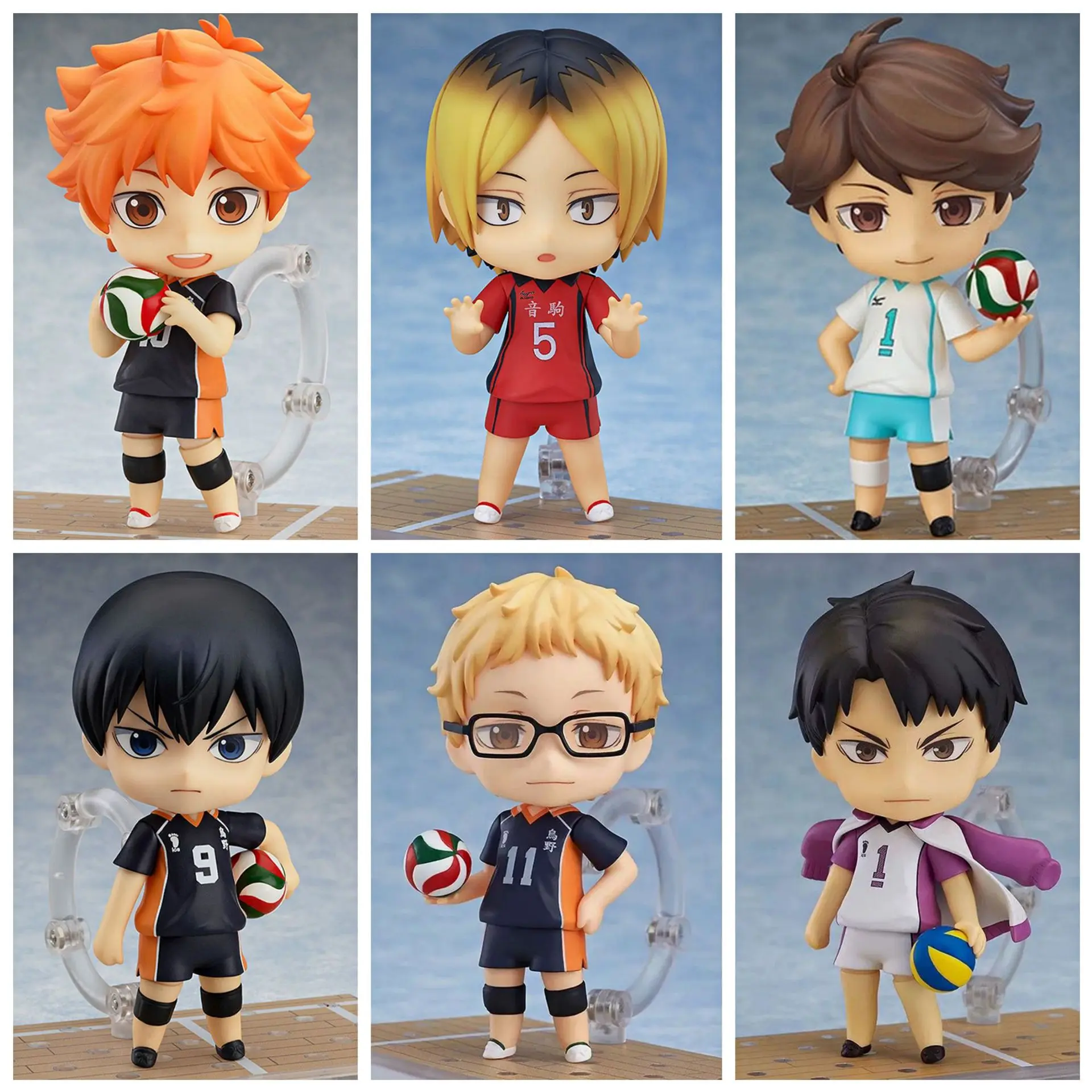 

10cm Haikyuu!! Haikyuu Oikawa Tooru Kei Tsukishima Ushijima Wakatoshi Kenma Kozume Tobio Kageyama Hinata Shoyo action figure