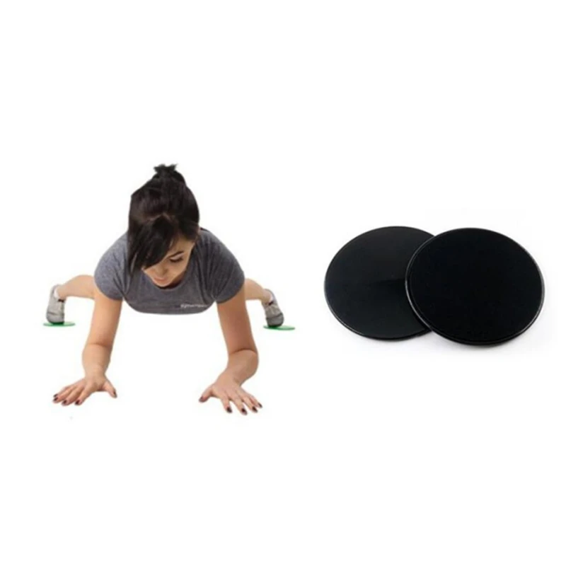 2PCS Gliding Discs Slider Yoga Sliding Disc Exercise Sliding Plate Abdominal Core Muscle Training Home Workout Fitness Equipment