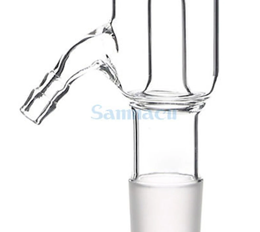 Effective Length 200/300/400mm Joint #19-#19 #24-#24  Graham Condenser Coil Glass Condenser Lab Serpentine Spiral