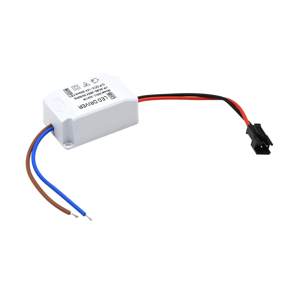 Electronic Transformer LED Power Supply Driver Electronic Adapter 3X1W Simple AC 85V-265V To DC 9V-12V 300mA LED Strip Driver