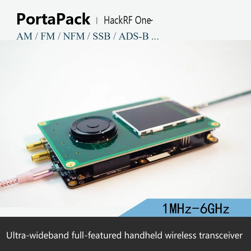 

Полнофункциональный радиоприемник PortaPack H1 HackRF One Control SDR