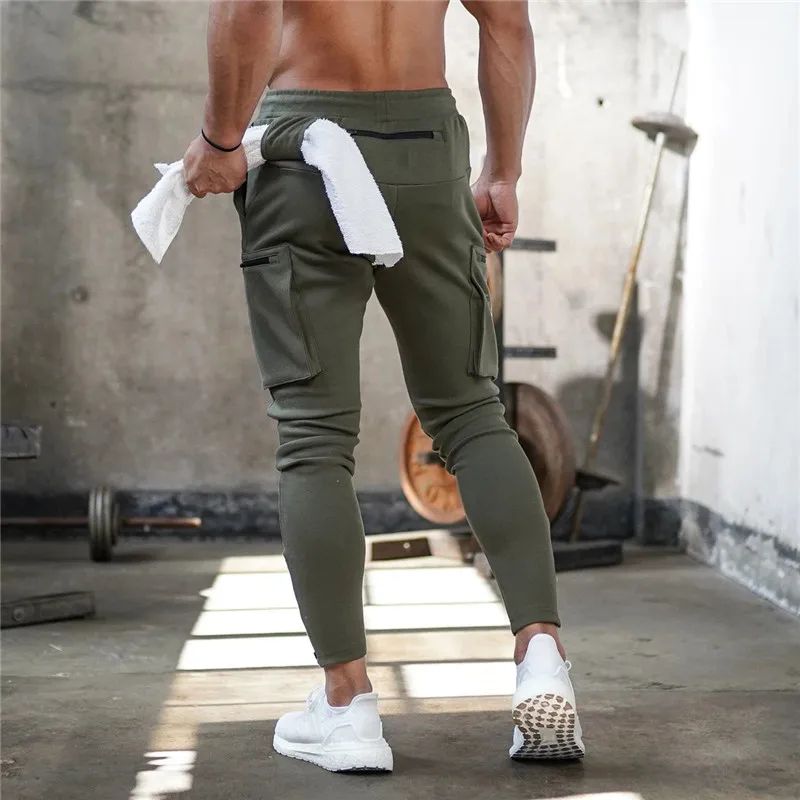 2024 NEW Men pants Sweatpants Man Gyms Workout Fitness Sports Trousers Male Running Skinny Track Pants Training Jogger Pants men