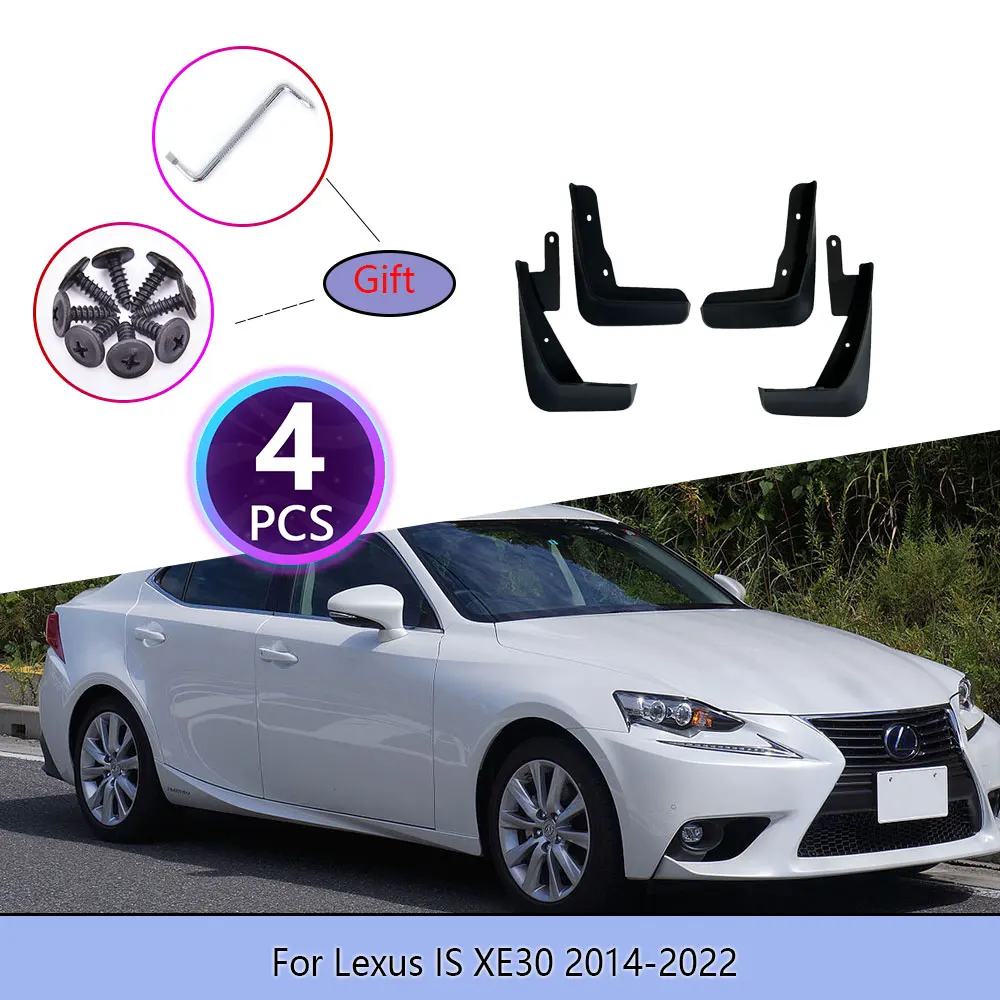 

Car Mudguards For Lexus IS XE30 2014~2022 Cladding Splash Flaps Mudflap Mud Guard Protect Accessories Car Goods 2015 2016 2017