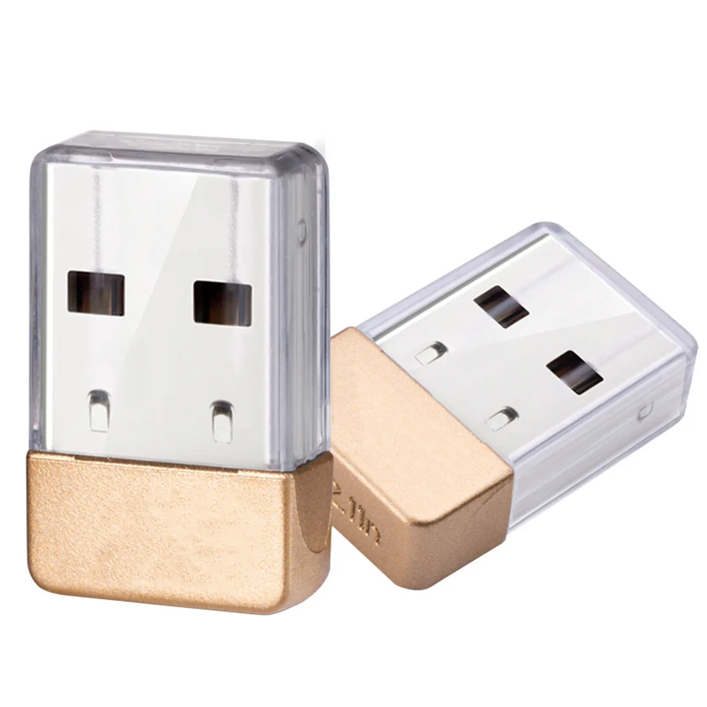 Gold Color MINI WIFI USB Adapter N150 NANO Wireless Adapter for Desktop Laptop IPTV STB Gaming