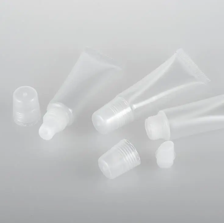 10ml 15ml 20ml Empty Lip Gloss Plumbing Hose Lip Balm Tube Squeeze Bottle Plastic Tube Lip Gloss Tube Cosmetic Container SN2985