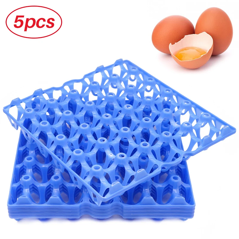 5pcs 30 eggs commercial egg transport egg tray turnover crate plastic eggs containers for layers farm animals equipment recycle