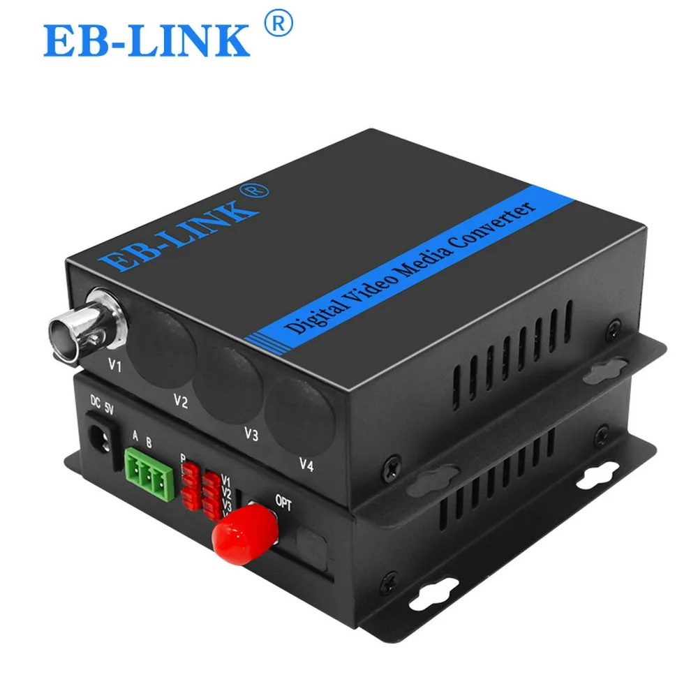 

1Pair 1 Channel Digital Video Fiber Optical Media Converters Extender Single Mode FC Fiber Optic Upto 20Km for CCTV Security