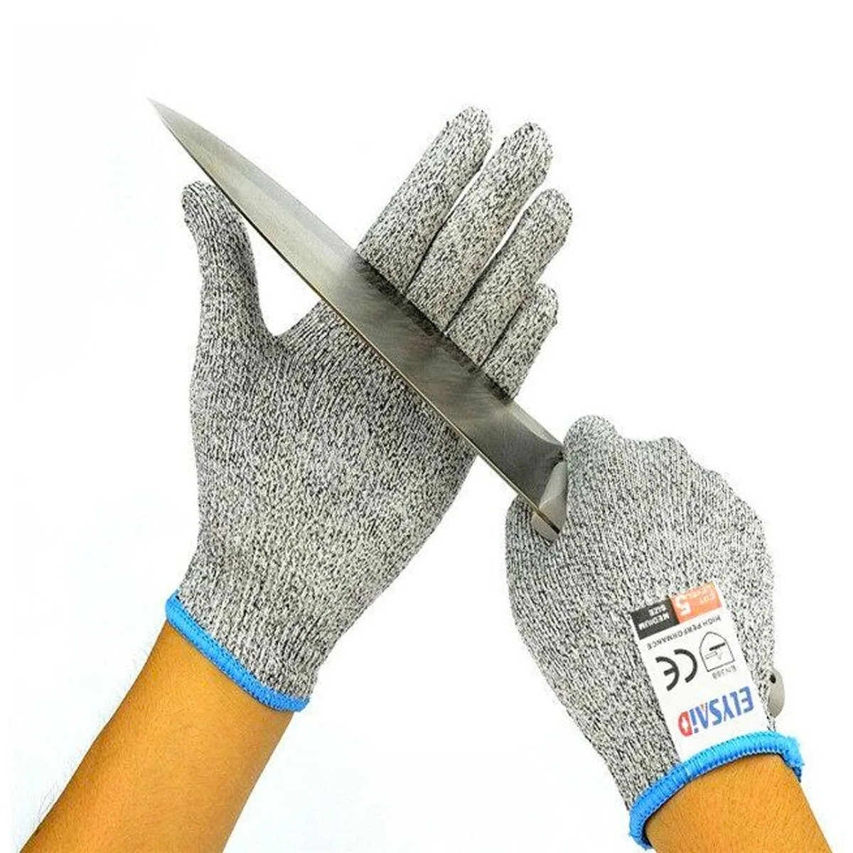 ELYSAID Durable Quality Safety Cut Proof Stab Resistant Working Gloves With Stainles Steel Wire Metal Mesh Protection For Hand