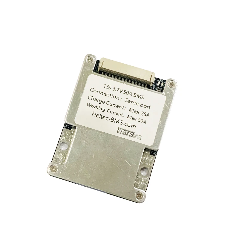 Плата защиты литиевой батареи, 13S, 48 В, С балансирующим радиатором, BMS 13S, 40A, 50A, lifepo4/lipo аккумулятор для двигателя в пределах 1000 Вт