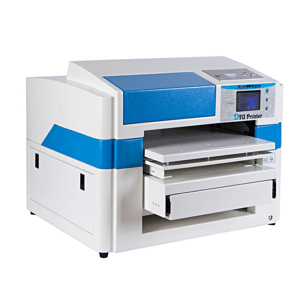 Haiwn-T600 Large Format T-shirt Printer A2 Size Digital Flatbed DTG Direct to Garment Printing Machine Factory Price