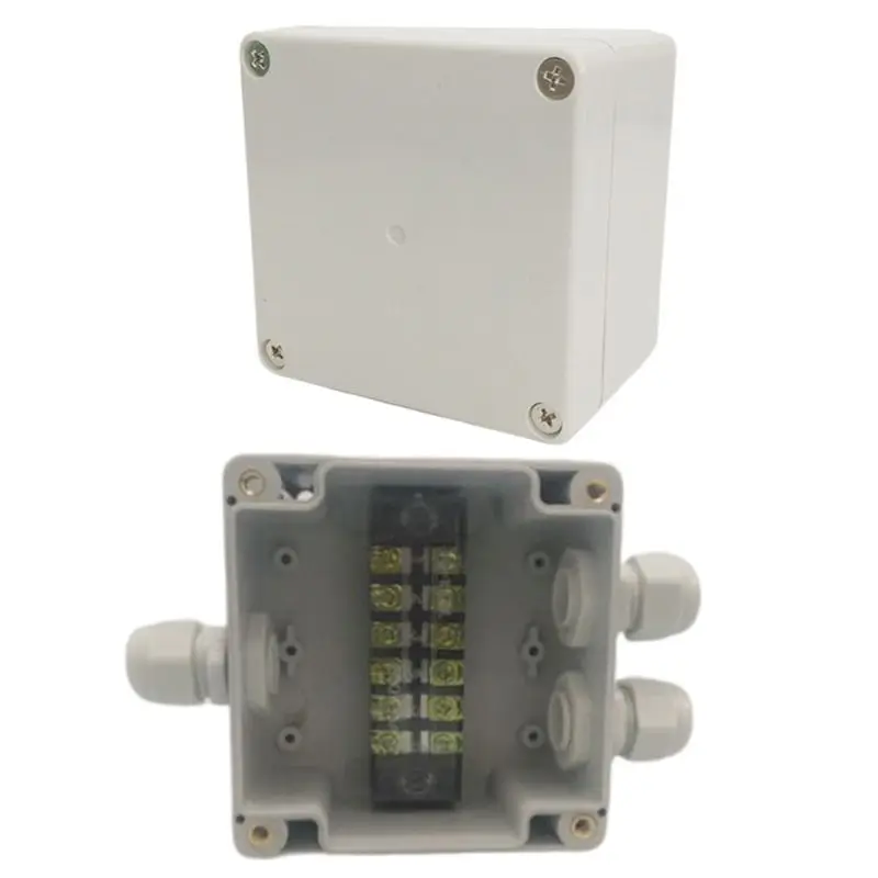 Waterproof Enclosure Case Electrical Junction Box Connector Terminal Wire Cable