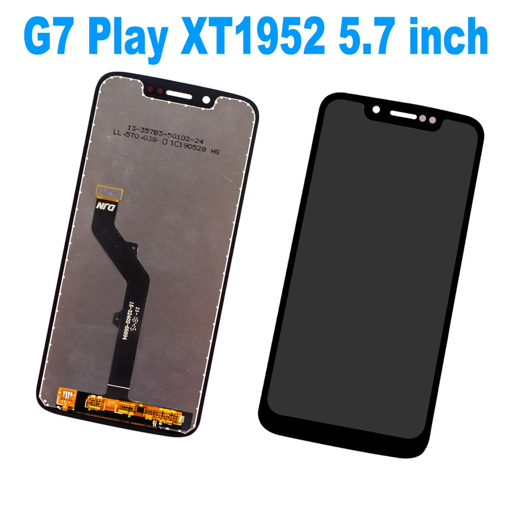 Original G7 XT1962 LCD For Moto G7 Power Display XT1955 LCD G7 Plus LCD Touch Screen Digitizer G7 Play LCD assambly  G7 LCD