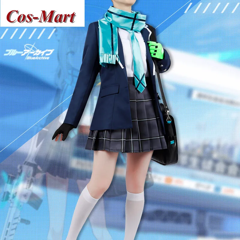 Cos-Mart Game Blue Archive Abydos Cosplay Costume Daily Wear School Uniform Activity Role Play Clothing High-End Custom-Make view 3