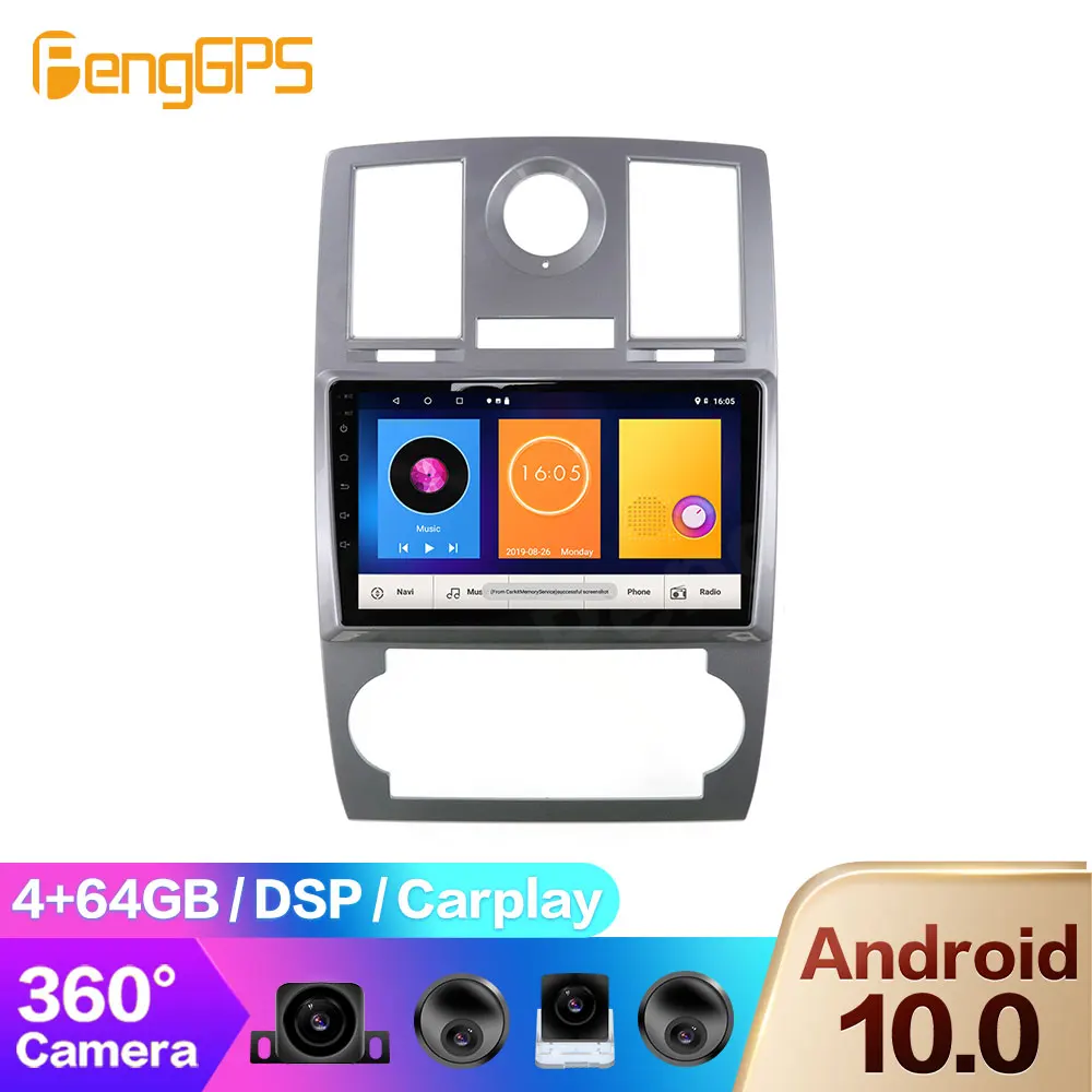 DVD Player for Chrysler 300C Jeep Dodge 2004-2014 Android Multimedia Radio GPS Navigation Carplay DSP Touch Screen Headunit PX6