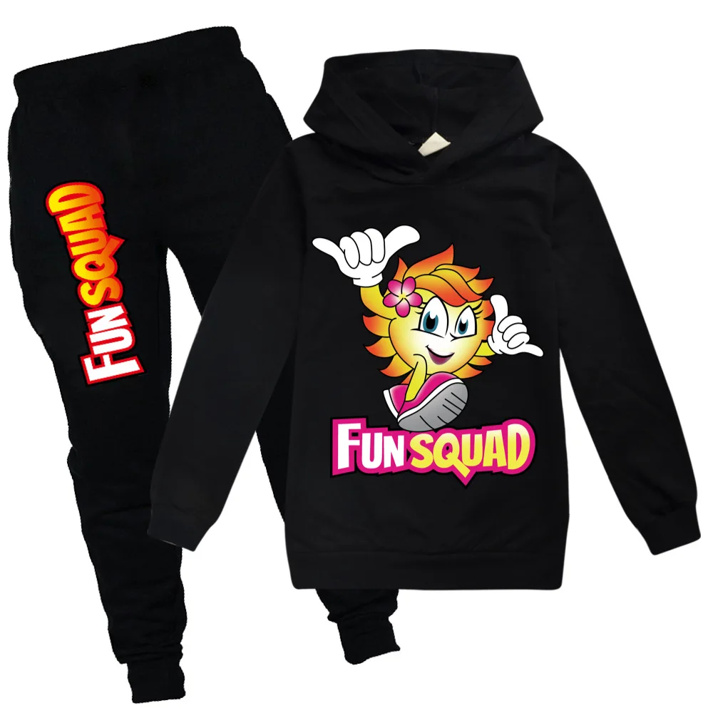 

Fun Squad game Girls Clothes Autumn Long Sleeve Shirts + Pants Boy Suits Children Clothing Sets Kids Clothes Teen 100cm-170cm