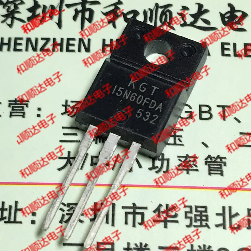 

10PCS KGT15N60FDA IGBT 600V 15A