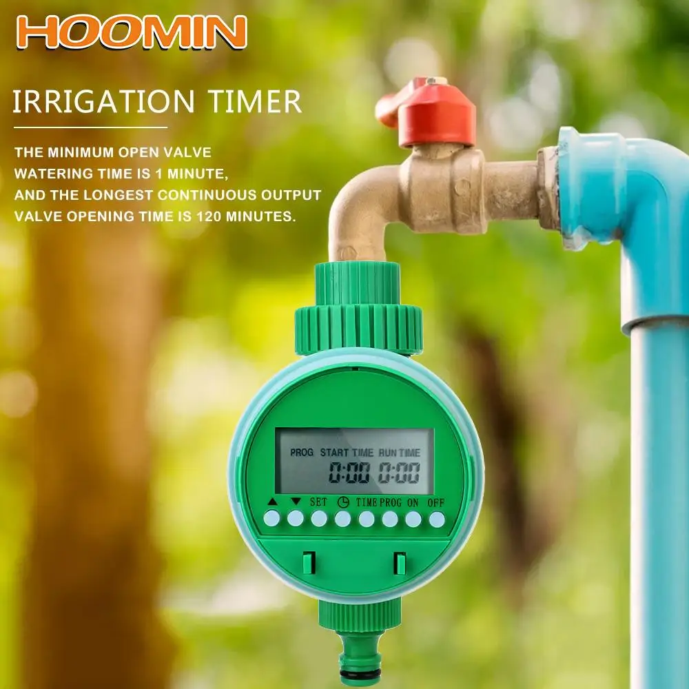 Automatic Irrigation Controller Lcd Display Intelligence Garden Watering Timer Valve Watering Control Device Electronic