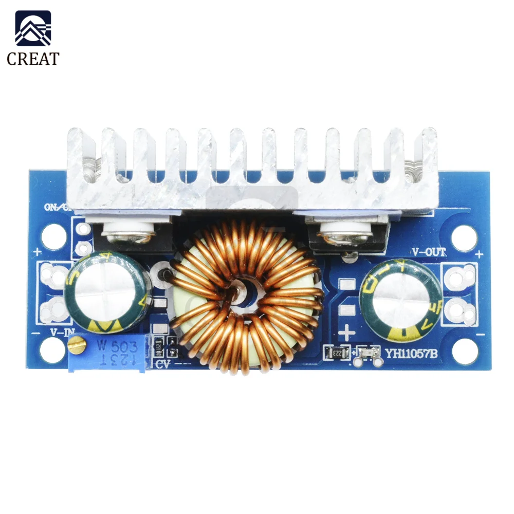 DC-DC DC 4.5V-32V to DC 5-42V 6A Step Up Boost Converter Power Supply Module Non-isolated Short Circuit Protection