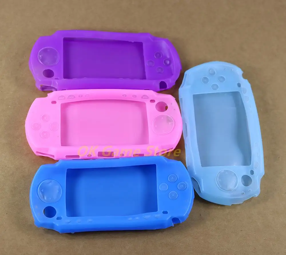1Pc Silicone Mềm Mại Bảo Vệ Vỏ Cho PSP1000 Thân Bảo Vệ Da Dành Cho Máy Chơi Game Sony PS4 PSP 1000 Tay Cầm