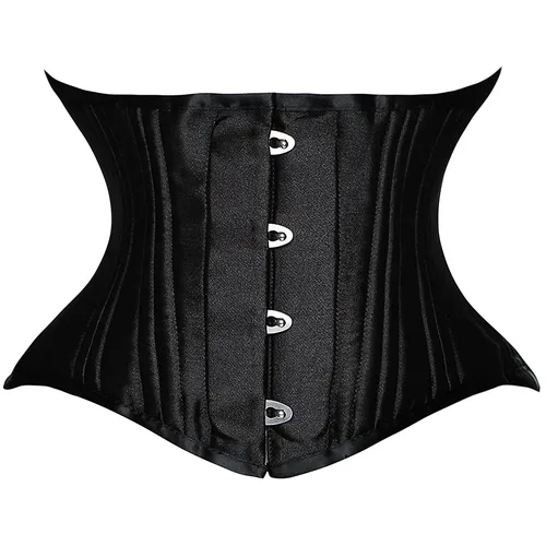 Corsé corto para Torso, corsé gótico debajo del busto, envoltura adelgazante para el vientre, entrenador de cintura de reloj de arena, ropa moldeadora de cuerpo, correa de modelado para mujer