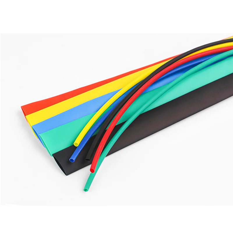 10 Meter colorful clear Heat Shrink Tube Shrinkable Tubing Wrap Wire kits 2:1 heat shrink tube Wrap Wire Sell DIY Connector