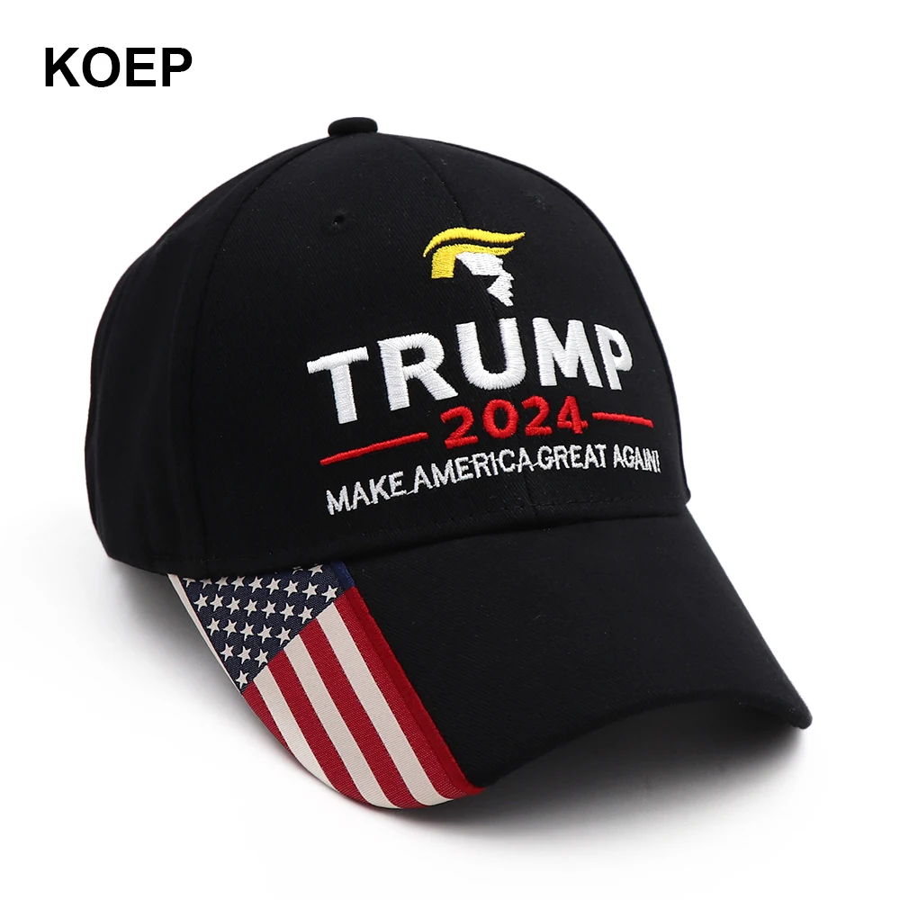 New Donald Trump 2024 Cap MAGA Baseball Caps Make America Great Again Snapback President Hat Embroidery Wholesale Drop Shipping