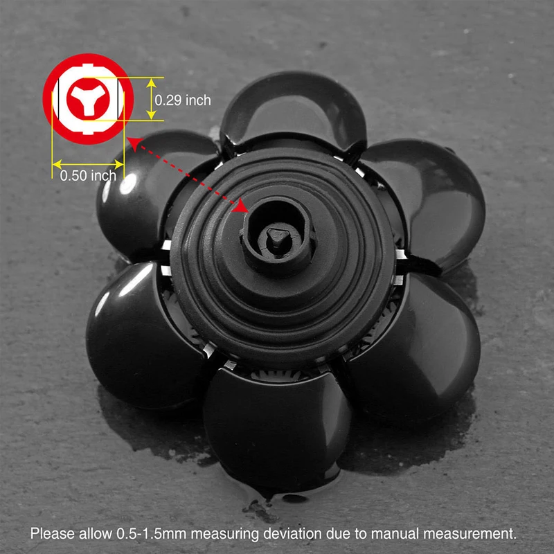 7 شفرات حلاقة استبدال رئيس 7D ماكينة حلاقة بشكل مستقل 7 القاطع العائمة شفرة ل أصلع الحلاقة الكهربائية الفولاذ المقاوم للصدأ شفرة فولاذية