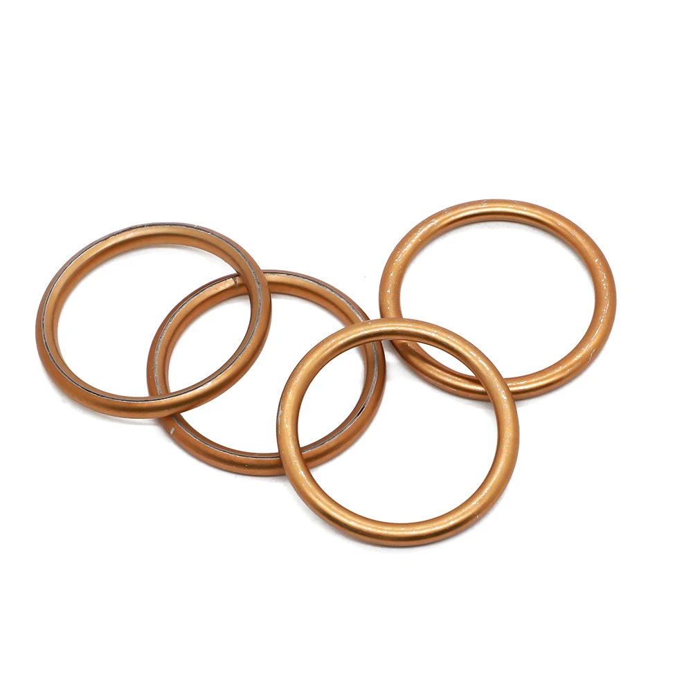 Exhaust Muffler Pipe Gasket for Yamaha Blaster 200 YFS200 1988-2006 For Honda CB700 CB750 CB900 CB1000C CB1100F