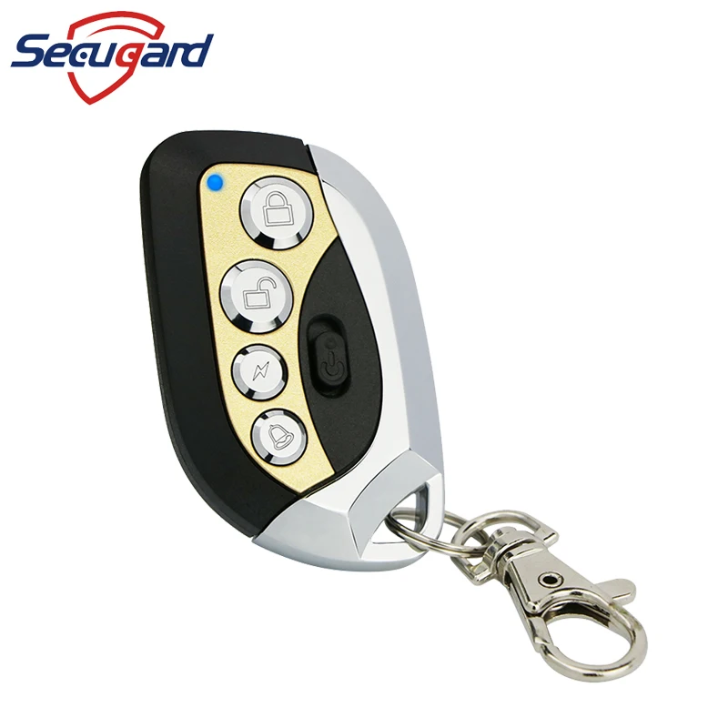 433MHz Remote Control Wireless 4 Buttons Metal Key Remote Controller Alarm For Our Home Burglar Security Alarm System