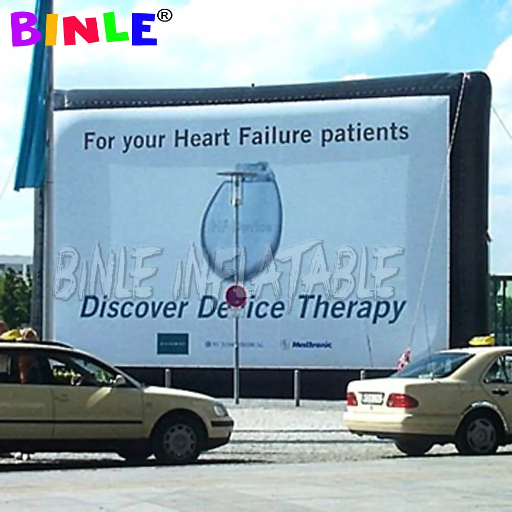 Custom made square giant inflatable billboard,inflatable brand airframe for advertising