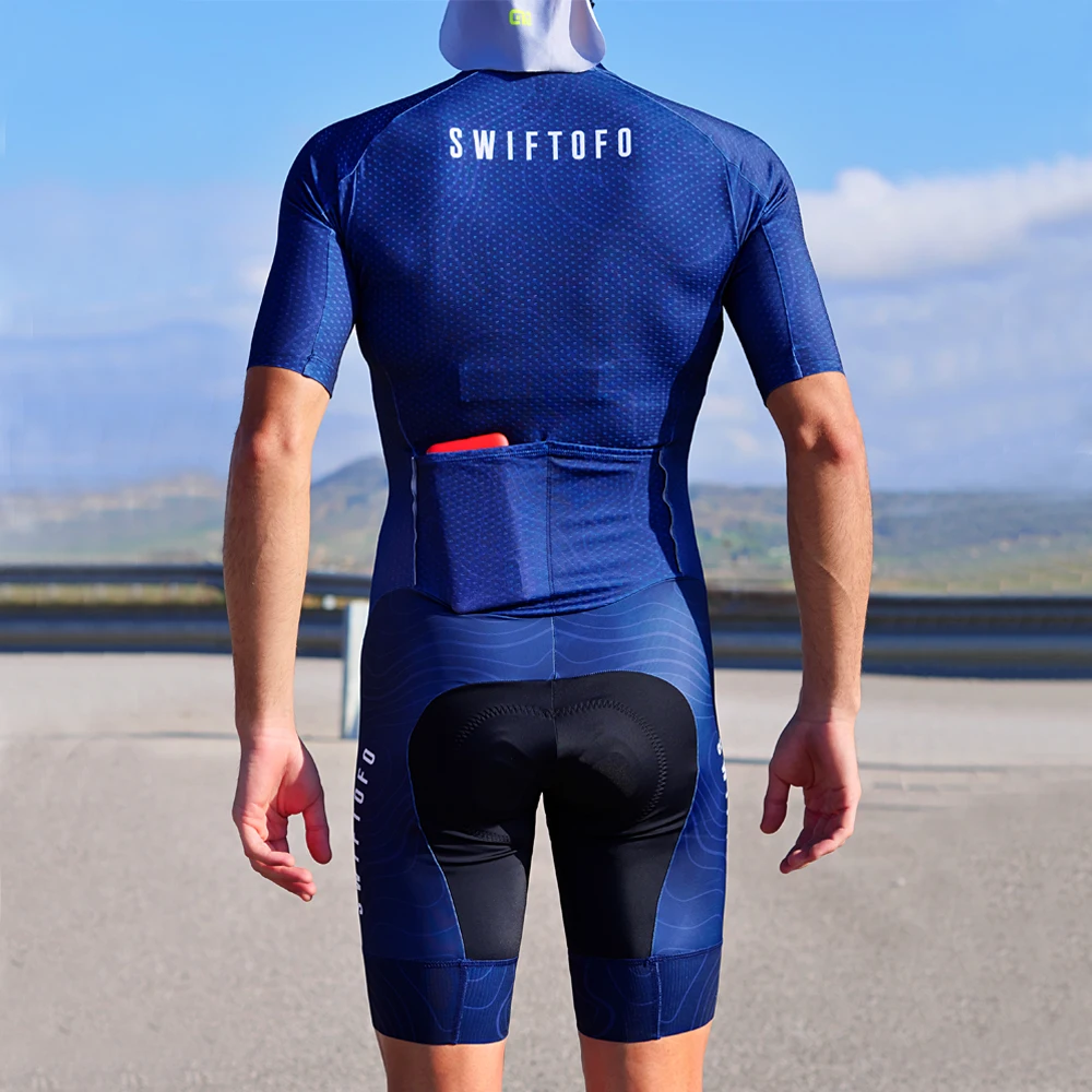 Swiftofo Pro Grade Cycling Skinsuit Bicycle Sports Triathlon Suit Cycling Clothing Tight Fiting Jersey Road Cycling Set