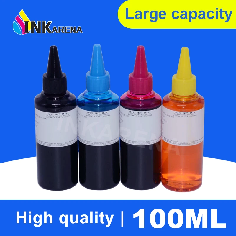 

INKARENA 100ml Printer Dye Ink Refill Kit For Canon Pixma PG 445 PG445 PG-445 CL-446 PG 440 PG440 PG-440 CL441 Ink Cartridges