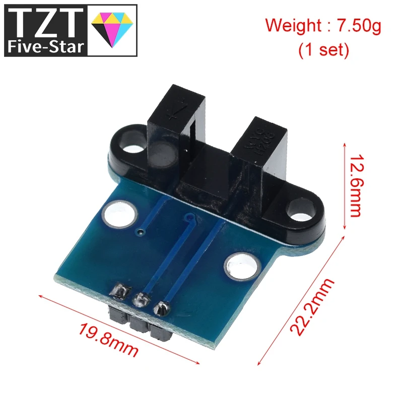 1/3Set HC-020K Doppel-Drehzahlmesser-Sensormodul mit photoelektrischen Encodern, KIT Top für Arduino – Detail 2