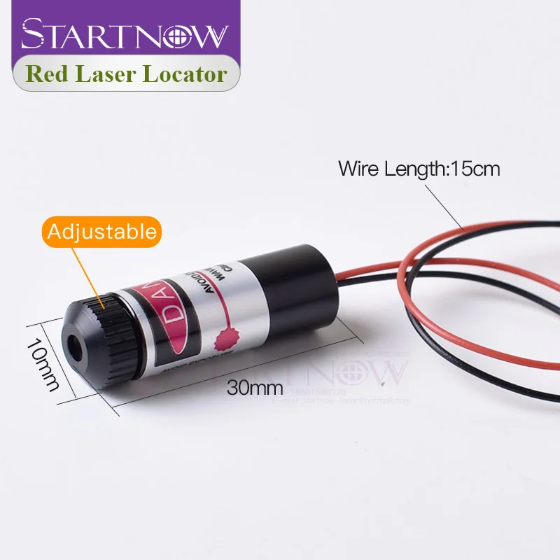 Imagem -03 - Conjunto 10*30s 650nm 5mw 5v com Suporte Laser Ponto Módulo Vermelho Localizador Laser Ponto Feixe Ponteiro para Posicionamento da Máquina de Marcação a Laser