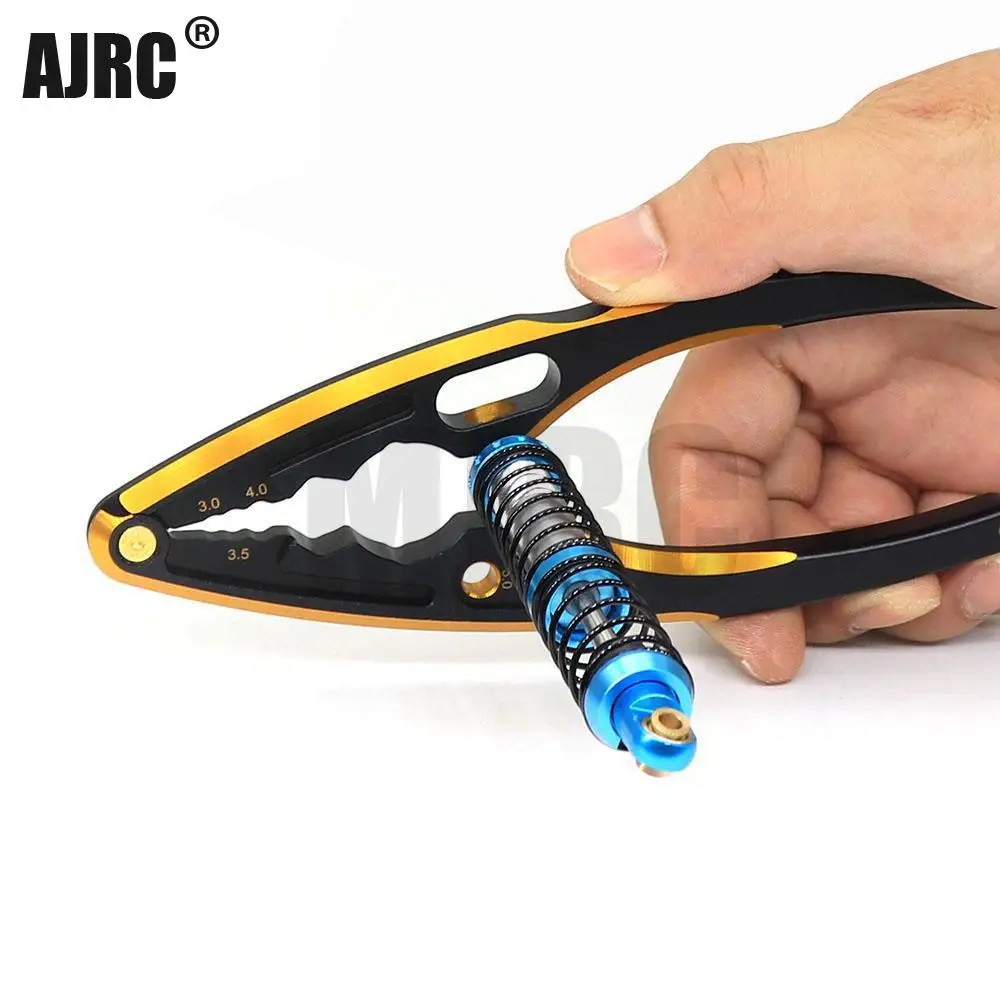 Ajrc Remote Control Model Car Tool Metal Multi-function Shock Absorber Pliers Rod Ball Head Clamp Shock Absorber Clip