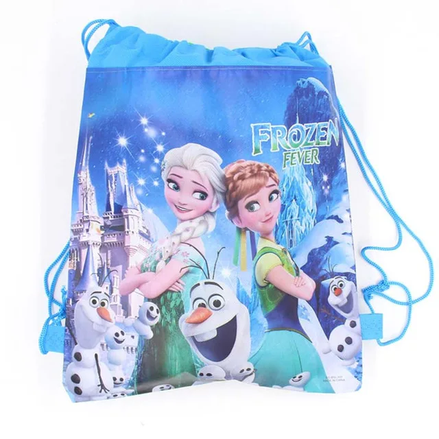 Disney Anime Storage Bag Frozen2 Princess Elsa and Anna Cosplay Party Decoration Cartoon Bags for Kids Baby Girls Birthday Gift