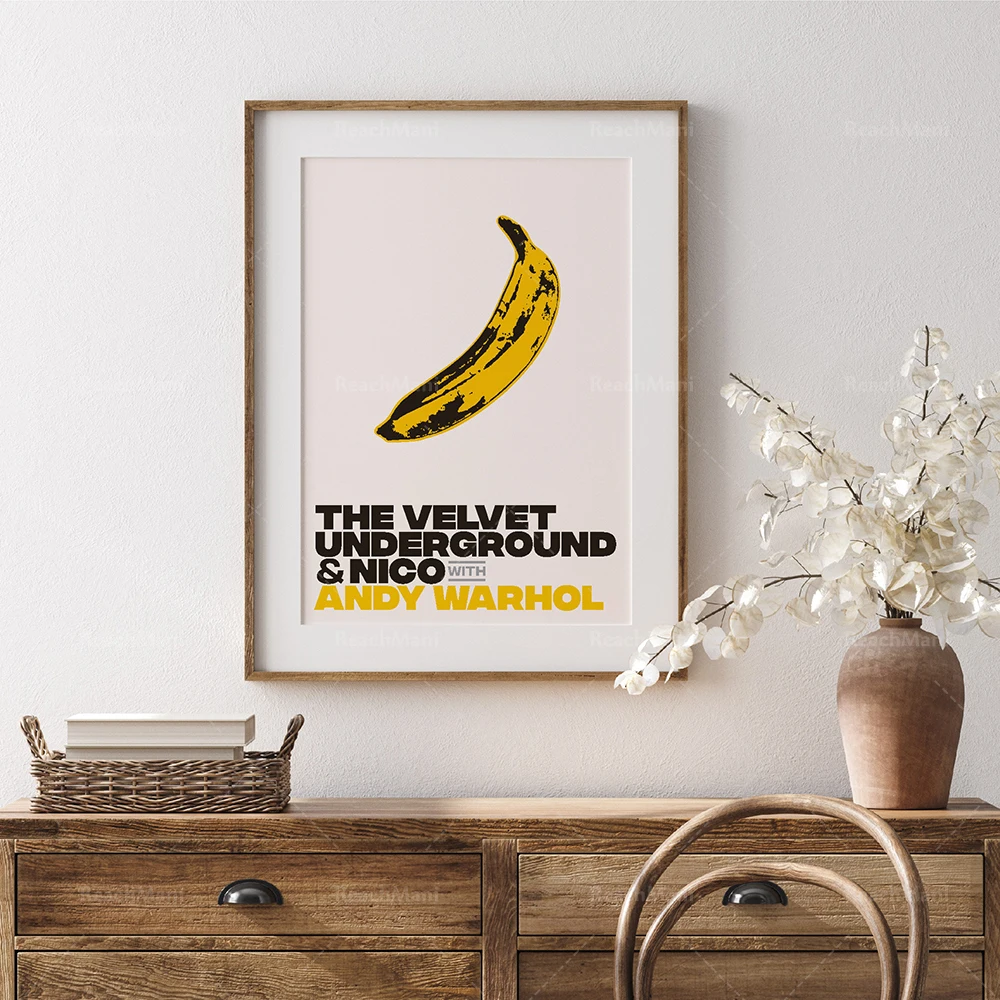 Warhol Banana, Andy Warhol Kunstdruck, Andy Warhol Poster, Warhol Pop Art Print Poster