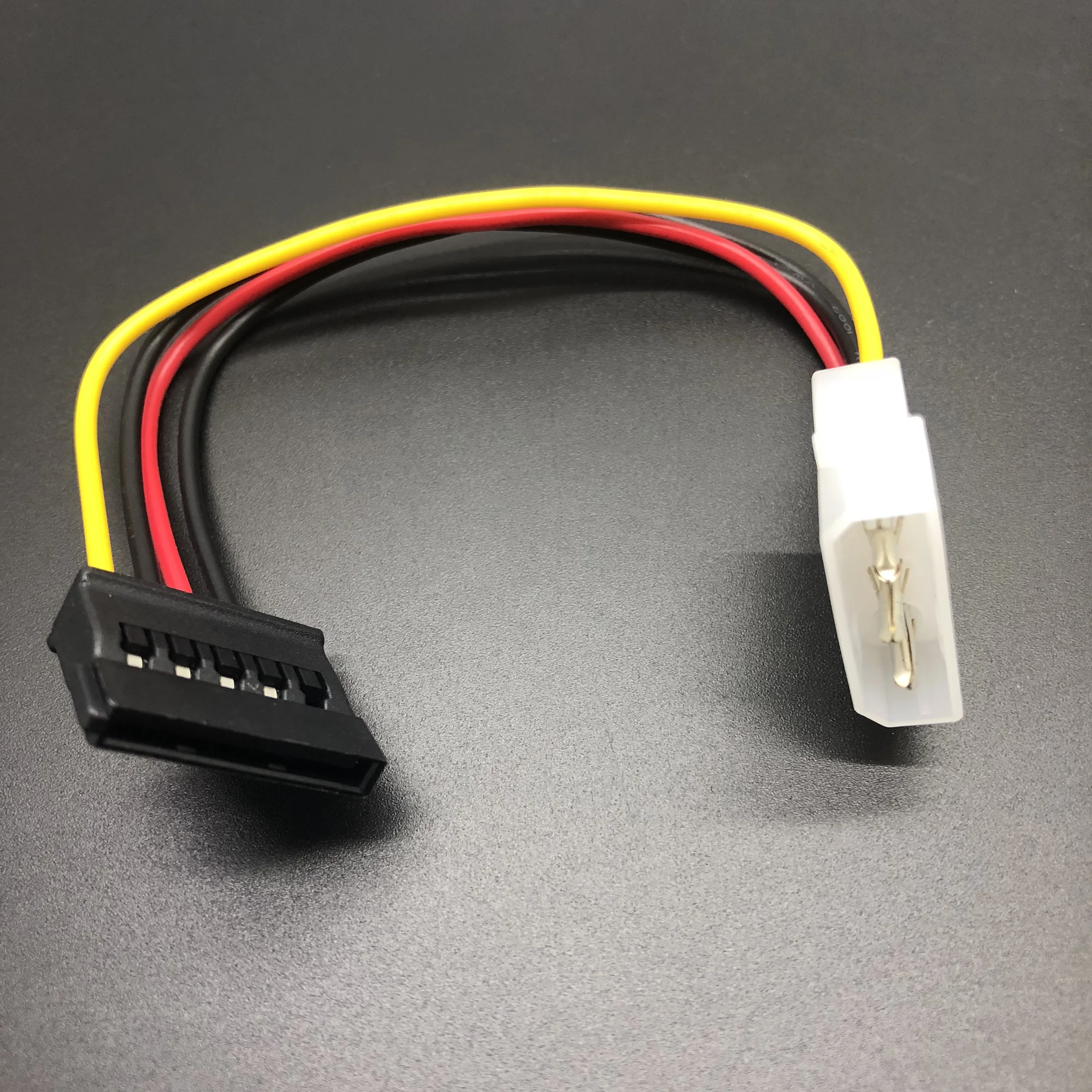 4Pin Weibliche IDE Molex zu Serial ATA 15Pin SATA Weibliche zu 4pin Weibliche Festplatte Netzteil Kabel Verlängerung Kabel 17CM 22AWG