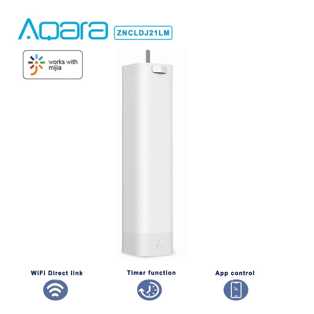 Aqara A1 Smart Curtain Motor WiFi Link  works with Mihome and yandex алиса, Super Quiet Curtain track,Customize Curtain rail