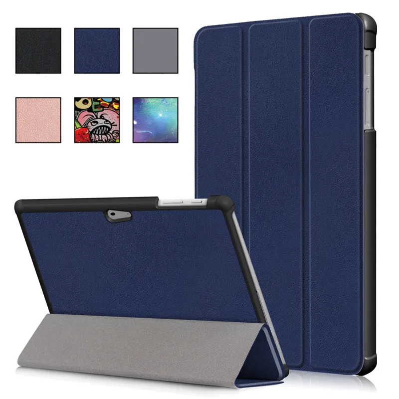 Luxo couro do plutônio folio magnético suporte caso para microsoft surface go 2 caso capa tablet funda para superfície go 3 flip cover